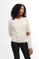 Teresa cashmere cardigan, ivory