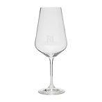 RM monogram red wine glass