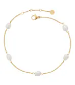 Perla anklet, gold