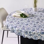 Floral island table cloth dia 180