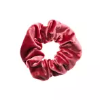 Velvet plain scrunchie, candy kiss