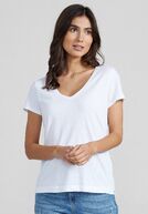 Arden organic tee, white