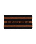 Lexington coir fibre door mat, blue/natural