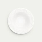 Bubbles soup plate 25cm, white