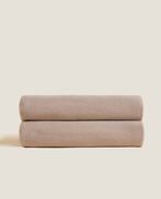 Soft cotton throw 160x200, beige