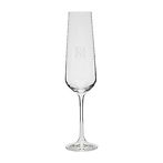 RM monogram bubbles glass