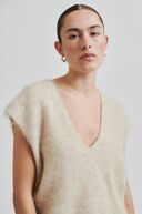 Camryn knit vest, brazilian sand