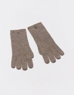 Zermatt cashmere gloves BB, smoke