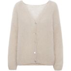 Cornelia mohair cardigan, beige