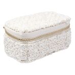 Tweed jewellery box micro, vanilla