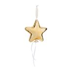 Balloon star ornament gold L