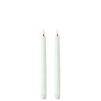 Led taper candle 2 pcs, white