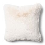 Heather faux fur pillow cover 50x50