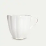 Oyster mug 11cm, white