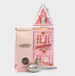 Pink gingerbread tea house giftbox