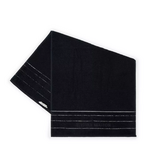 Elegant towel 100x50, black