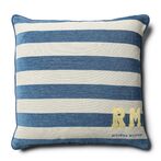 Loving blue stripes pillow cover 60x60
