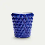 Bubbles mug 8cm, blue