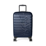 LHR 20" suitcase logo, navy blazer