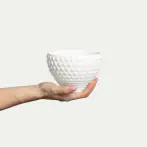 Bubbles bowl 13cm, white