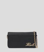 K/signature 2.0 shoulder pouch, black