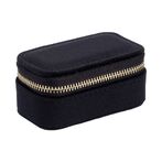 Velvet jewellery box micro, black