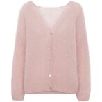 Cornelia mohair cardigan, light pink