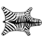 Zebra stacking dish, black/white