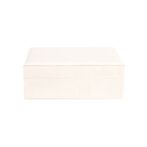 Velvet jewellery box large, sand